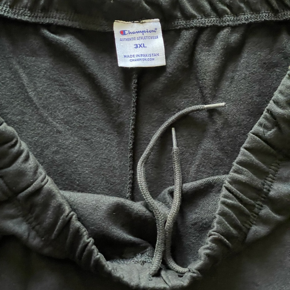 Champion Cargo Black Fleece Joggers Men Pants Sz 3XL - Picture 5 of 8